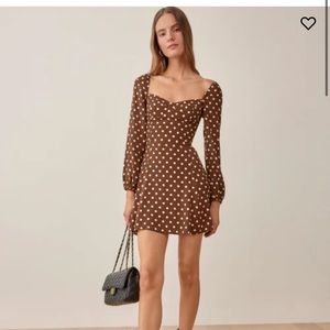 NWT Reformation Mochi Dress in Au Lait (8P)
